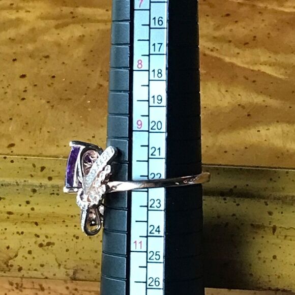 Moroccan Amethyst Sterling Silver Size 10 - Picture 7 of 10